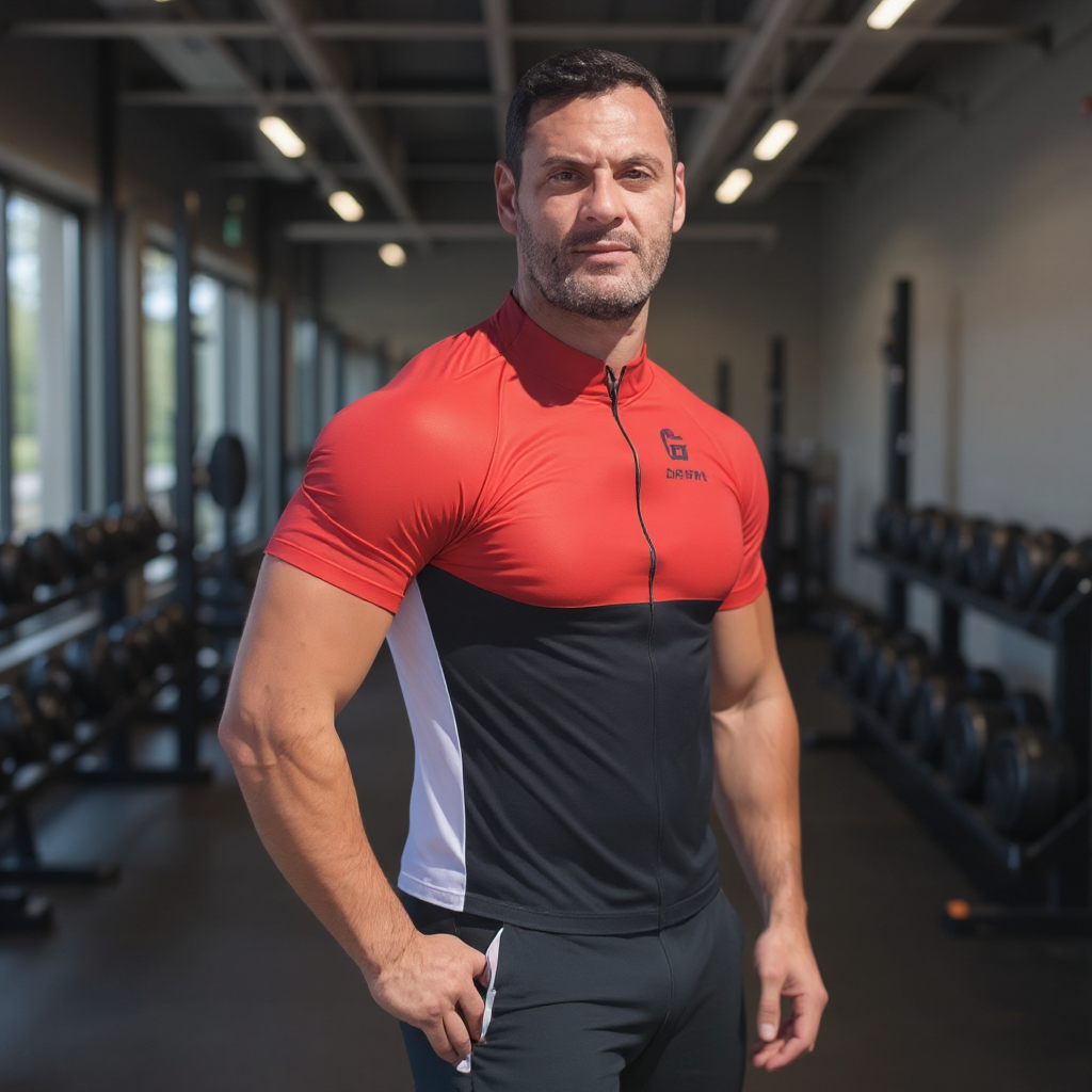 Sergio, entrenador y fundador de Trisergicoach, en un gimnasio